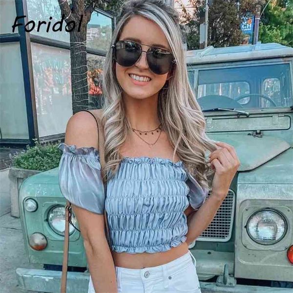 tulle sleeve blouse off shoulder blue crop transparent slim tube casual cute summer boho beach 210427, White
tulle sleeve blouse off shoulder blue crop transparent slim tube casual cute summer boho beach 210427, White