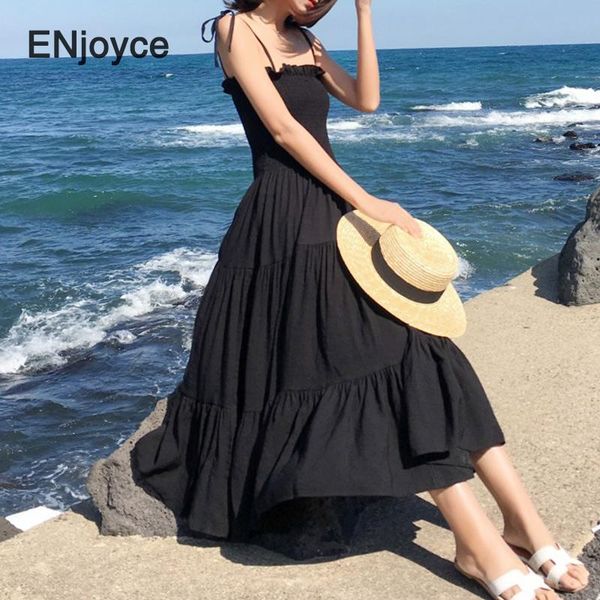casual dresses summer vintage black female bohemian midi sleeveless dress women holiday a-line beach, Black;gray
casual dresses summer vintage black female bohemian midi sleeveless dress women holiday a-line beach, Black;gray