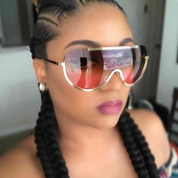 longkeeper oversize shield sunglasses big frame alloy one piece cool sun glasses women gold clear eyewear gradient, White;black
longkeeper oversize shield sunglasses big frame alloy one piece cool sun glasses women gold clear eyewear gradient, White;black