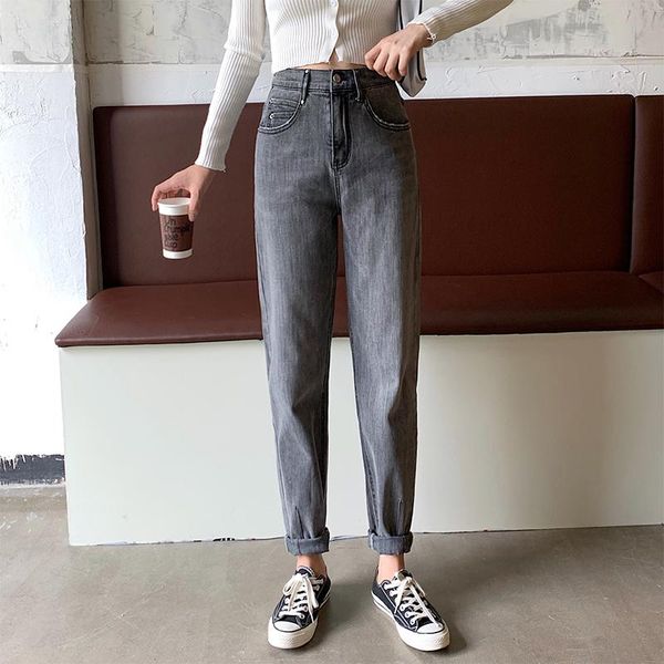 women's jeans 2021 womens elastic waist stretch smoky gray loose harem pants high boyfriend plus size, Blue
women's jeans 2021 womens elastic waist stretch smoky gray loose harem pants high boyfriend plus size, Blue