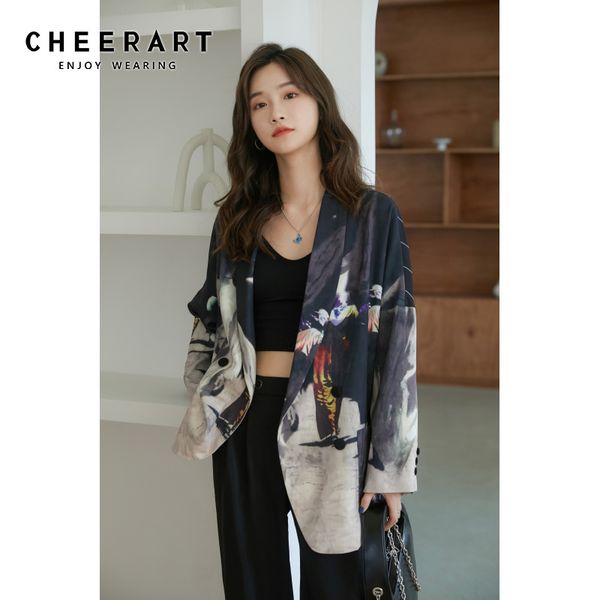 fashion blazer women striped print patchwork blazers and jackets designer coat autumn spring loose casual outwear 210427, White;black
fashion blazer women striped print patchwork blazers and jackets designer coat autumn spring loose casual outwear 210427, White;black