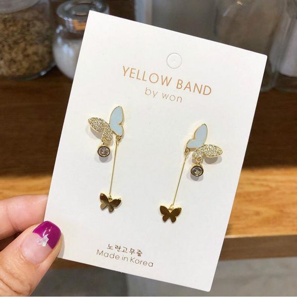 dangle & chandelier 2021 arrival trendy sweet lady butterfly temperament long earrings for women crystal pendant jewelry, Silver
dangle & chandelier 2021 arrival trendy sweet lady butterfly temperament long earrings for women crystal pendant jewelry, Silver