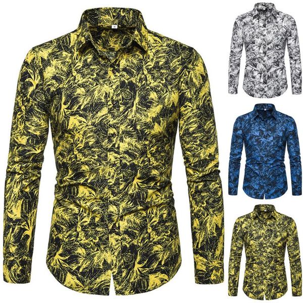 men's casual shirts turn down collar floral long sleeve shirt holiday button up blouses slim fit collared blouse oversized, White;black
men's casual shirts turn down collar floral long sleeve shirt holiday button up blouses slim fit collared blouse oversized, White;black