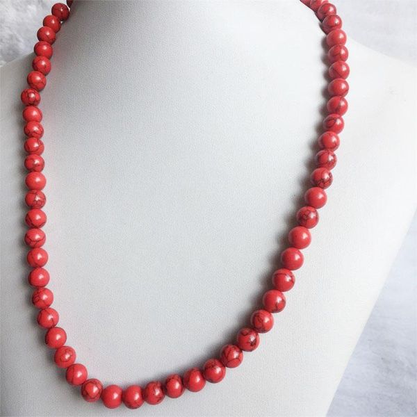 chains 35/40/45/50/55cm 6/8/10mm black line red turquoise necklace natural stone jewelry elegant exquisite bead chain choker collier, Silver
chains 35/40/45/50/55cm 6/8/10mm black line red turquoise necklace natural stone jewelry elegant exquisite bead chain choker collier, Silver