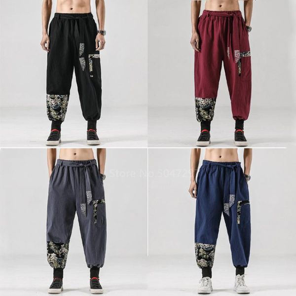 japanese men cotton linen samurai costume ukiyo-e print belt retro harem pants haori baggy trousers harajuku hip hop jogger ethnic clothing, Red
japanese men cotton linen samurai costume ukiyo-e print belt retro harem pants haori baggy trousers harajuku hip hop jogger ethnic clothing, Red