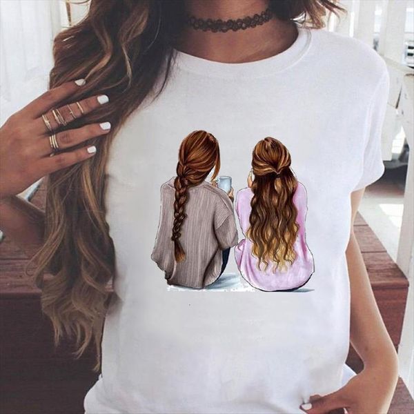 graphic trend style sister cartoon women friends 90s summer casual fashion print female clothes tees t shirt, White
graphic trend style sister cartoon women friends 90s summer casual fashion print female clothes tees t shirt, White