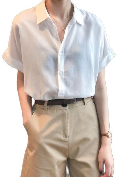 women's blouses & shirts and japanese white girl summer small flax port flavour show thin coat loose short sleeves
women's blouses & shirts and japanese white girl summer small flax port flavour show thin coat loose short sleeves