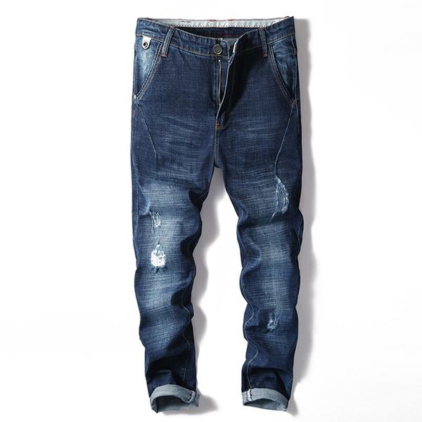 men's jeans retro fashion casual pants korean style slim autumn youth trend, Blue
men's jeans retro fashion casual pants korean style slim autumn youth trend, Blue