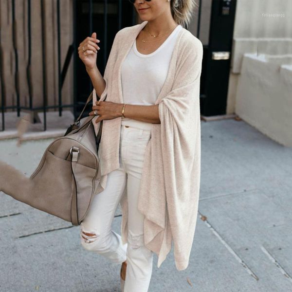 women's jackets autumn winter knitted sweater coat poncho cape shawl swing cloak cardigans loose casual batwing sleeve gray, Black;brown
women's jackets autumn winter knitted sweater coat poncho cape shawl swing cloak cardigans loose casual batwing sleeve gray, Black;brown