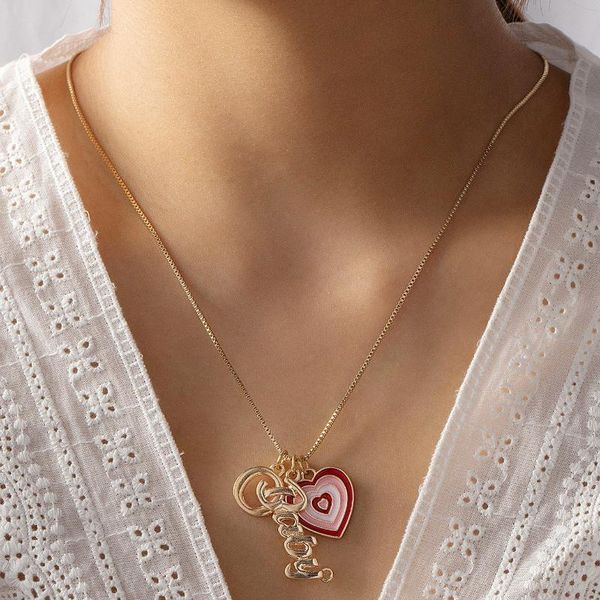 chains ins fashion heart baby letters pendant alloy necklaces for women girls luck jewelry constellation dripping oil clavicle chain, Silver
chains ins fashion heart baby letters pendant alloy necklaces for women girls luck jewelry constellation dripping oil clavicle chain, Silver