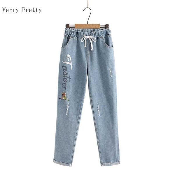 blue washed vintage casual jeans woman summer elastic waist denim pants korean ladies sweet style pockets trousers 210526
blue washed vintage casual jeans woman summer elastic waist denim pants korean ladies sweet style pockets trousers 210526