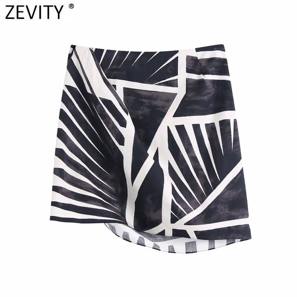 zevity women vintage pleats design black white tie dye print hem irregular skirt faldas mujer female side zipper vestidos qun759
zevity women vintage pleats design black white tie dye print hem irregular skirt faldas mujer female side zipper vestidos qun759