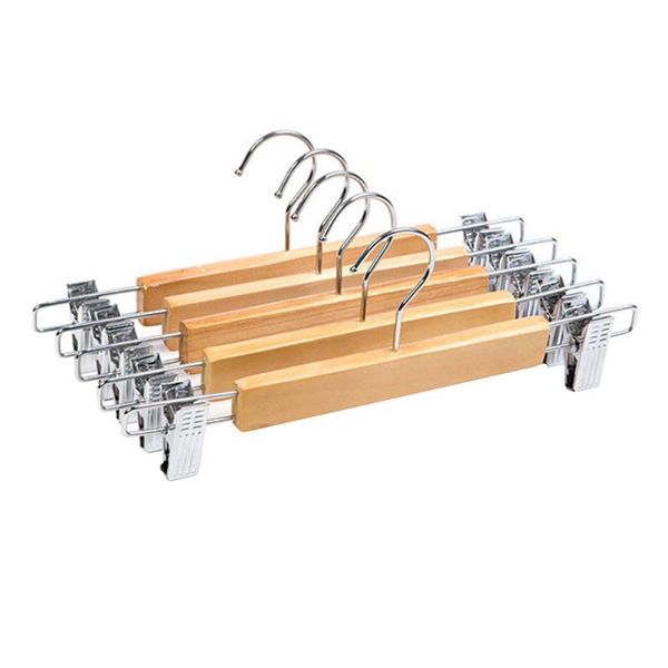 hangers & racks 5pcs burlywood clothing hanger with trouser clamp domestic coat stainless steel clip
hangers & racks 5pcs burlywood clothing hanger with trouser clamp domestic coat stainless steel clip