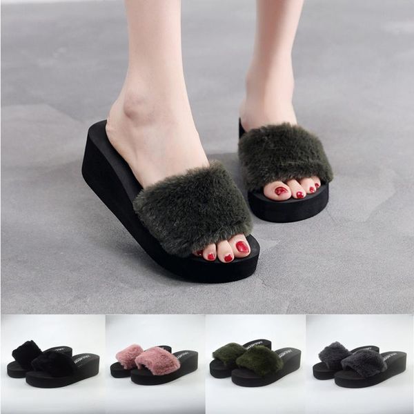 indoor shoes women's winter leisure plush warm non-slip household slippers single sandals flats woman fur flip flops, Black
indoor shoes women's winter leisure plush warm non-slip household slippers single sandals flats woman fur flip flops, Black