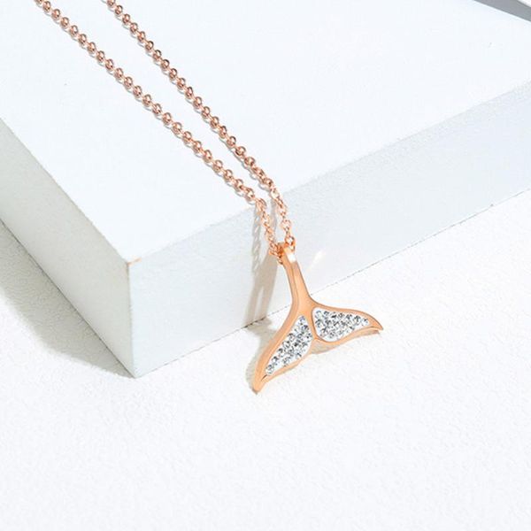 pendant necklaces stainless steel women pendants chain fish tail rose gold for girlfriend wife jewelry creativity gift wholesale, Silver
pendant necklaces stainless steel women pendants chain fish tail rose gold for girlfriend wife jewelry creativity gift wholesale, Silver