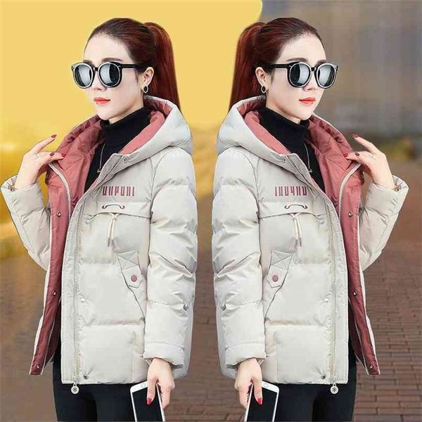 winter jacket women parkas hooded thick down cotton padded parka female short coat slim warm outwear p772 210925, Black
winter jacket women parkas hooded thick down cotton padded parka female short coat slim warm outwear p772 210925, Black