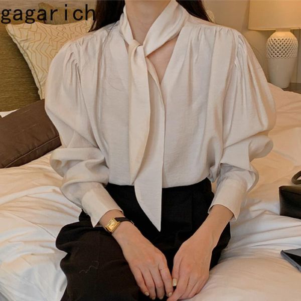 gagarich women shirt 2021 spring autumn korea chic french elegant temperament lace-up design solid color lantern sleeve blouses women's, White
gagarich women shirt 2021 spring autumn korea chic french elegant temperament lace-up design solid color lantern sleeve blouses women's, White
