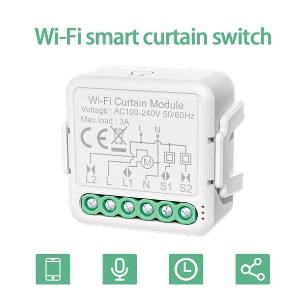 smart home control 1pc diy switch module wifi curtain tuya mini ac100-240v automatic system
smart home control 1pc diy switch module wifi curtain tuya mini ac100-240v automatic system