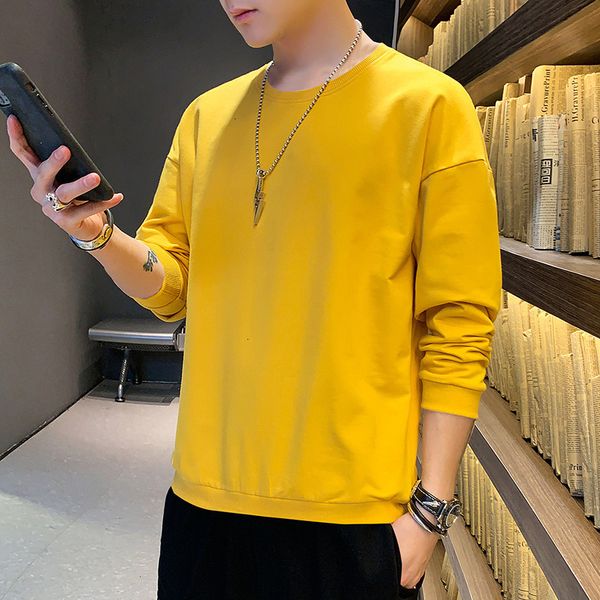 style long sleeve tracksuits versatile bottoming loose sweater crew neck men's top, Gray
style long sleeve tracksuits versatile bottoming loose sweater crew neck men's top, Gray