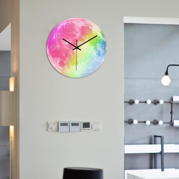 wall clocks luminous moon clock planet acrylic material uv printed mute sweep bedroom living room decor glowing
wall clocks luminous moon clock planet acrylic material uv printed mute sweep bedroom living room decor glowing