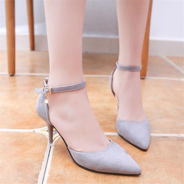 dress shoes 2021 spring sandalias femeninas high heels flock pointed sandals thin female summer club mujer, Black
dress shoes 2021 spring sandalias femeninas high heels flock pointed sandals thin female summer club mujer, Black