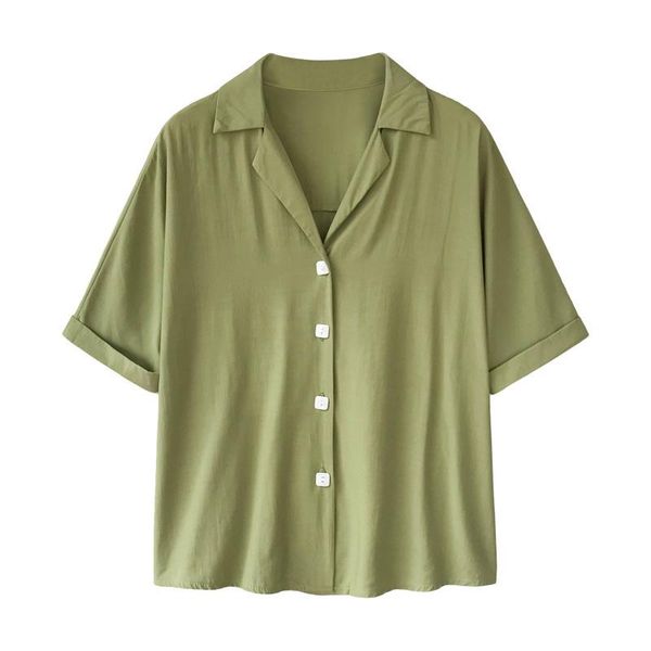 summer turn down collar short sleeve blouse shirts women women's blouses &, White
summer turn down collar short sleeve blouse shirts women women's blouses &, White