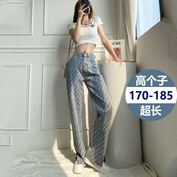 split women plus long tall wear wide leg micro horn dragging pants, which in summer and autumn, Blue
split women plus long tall wear wide leg micro horn dragging pants, which in summer and autumn, Blue