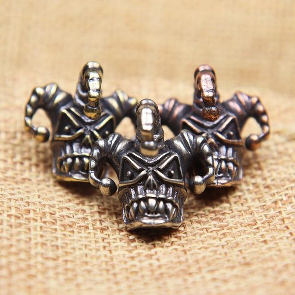 outdoor gadgets diy clown skull paracord beads for jewelry making supplies punk vintage metal brass lanyard pendant charms bracelets accesso 
outdoor gadgets diy clown skull paracord beads for jewelry making supplies punk vintage metal brass lanyard pendant charms bracelets accesso