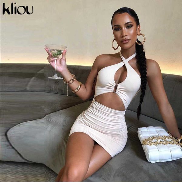 kliou geribbeld solid skinny simple mini dresses casual streetwear strap neck backless bodycon women's outfits, Black;gray
kliou geribbeld solid skinny simple mini dresses casual streetwear strap neck backless bodycon women's outfits, Black;gray