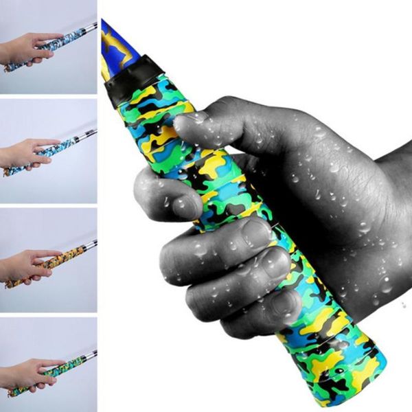 sweatband camouflage sweat-absorbent keel hand glue punching anti-slip breathable tennis badminton overgrips tape, Yellow;black
sweatband camouflage sweat-absorbent keel hand glue punching anti-slip breathable tennis badminton overgrips tape, Yellow;black