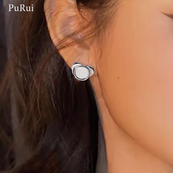 stud purui small cute heart earrings for women fashion korean 2021 girls simple minimalist trendy jewelry gift, Golden;silver
stud purui small cute heart earrings for women fashion korean 2021 girls simple minimalist trendy jewelry gift, Golden;silver