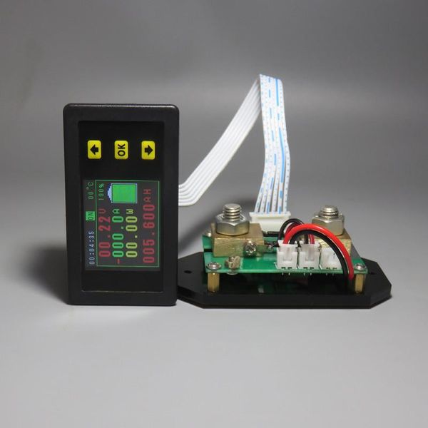 light beads 1.8-inch color screen voltage\current meter\temperature\coulomb\capacity\power meter\battery management system
light beads 1.8-inch color screen voltage\current meter\temperature\coulomb\capacity\power meter\battery management system
