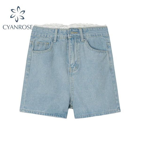 women's shorts 2021 summer lace patchwork women short straight button high waist casual chic girls korean style harajuku wide leg a-lin, White;black
women's shorts 2021 summer lace patchwork women short straight button high waist casual chic girls korean style harajuku wide leg a-lin, White;black