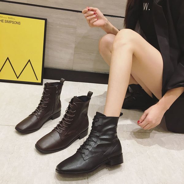 boots lace up winter shoes women chunky heel women's short boot bootee woman rubber zipper luxury designer ankle med rain sghi, Black
boots lace up winter shoes women chunky heel women's short boot bootee woman rubber zipper luxury designer ankle med rain sghi, Black