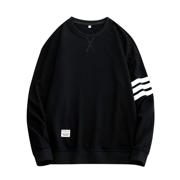 autumn three bar classic waffle sweater tb men and women couple round neck pullover sweatshirt thin coat, Black
autumn three bar classic waffle sweater tb men and women couple round neck pullover sweatshirt thin coat, Black