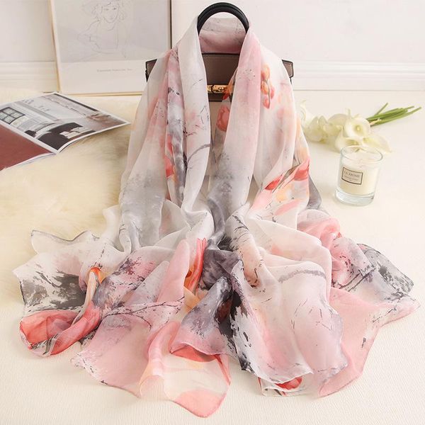 scarves spring and summer print woman scarf oversized silk printing women pareo wrap sunscreen long cape 2021, Blue;gray
scarves spring and summer print woman scarf oversized silk printing women pareo wrap sunscreen long cape 2021, Blue;gray