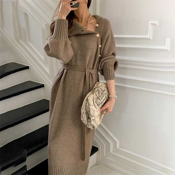 winter slim waist turtleneck knitted dres vintage long sleeve party knitwear es fashion casual sweater base 211220, Black;gray
winter slim waist turtleneck knitted dres vintage long sleeve party knitwear es fashion casual sweater base 211220, Black;gray
