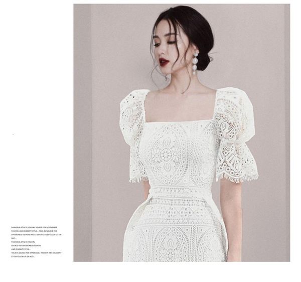 casual dresses vintage lace white beach dress slimming waistline square neck short sleeve high waist lining summer mini t16t, Black;gray
casual dresses vintage lace white beach dress slimming waistline square neck short sleeve high waist lining summer mini t16t, Black;gray