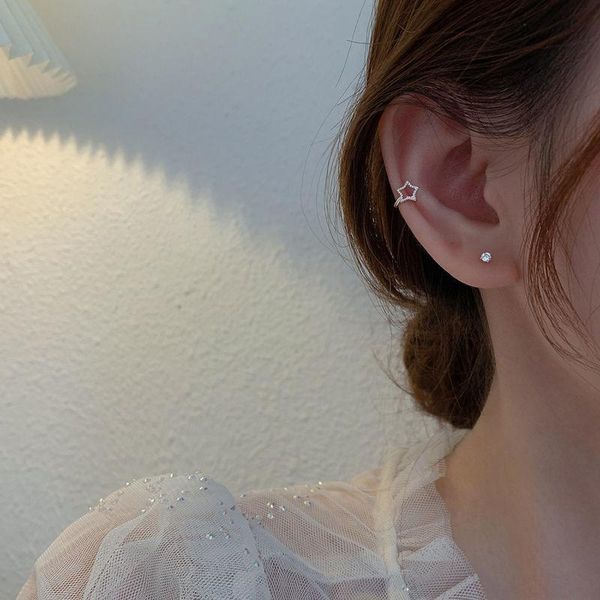 stud s silver hollow out the stars ear clip contracted design feeling small and pure fresh summer or lend bones, Golden;silver
stud s silver hollow out the stars ear clip contracted design feeling small and pure fresh summer or lend bones, Golden;silver