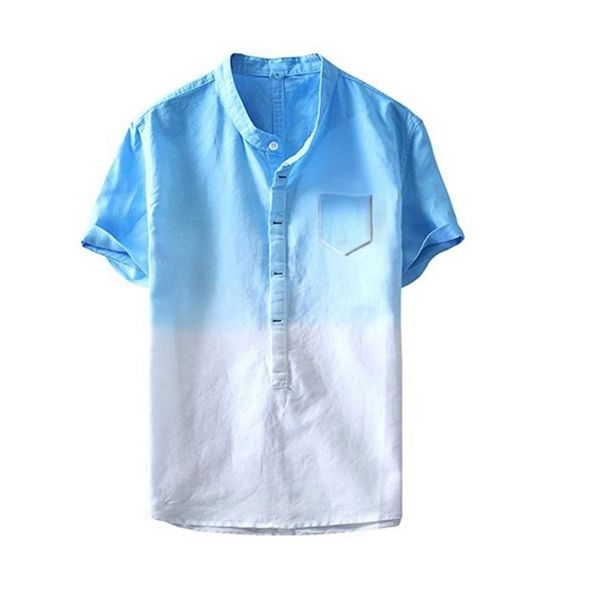 boutique fashion shirt summer slim fit gradient printing men's short sleeve b254, White;black
boutique fashion shirt summer slim fit gradient printing men's short sleeve b254, White;black