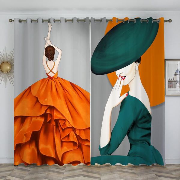 Curtain & Drapes Digital Printing Decorative Blackout Curtains Modern Fashion Creative Living Room Bedroom Studio Home Necessities
Curtain & Drapes Digital Printing Decorative Blackout Curtains Modern Fashion Creative Living Room Bedroom Studio Home Necessities