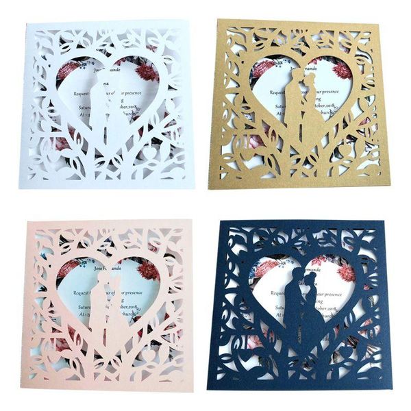 greeting cards 10pcs romantic laser cut wedding invitation card groom bride carved pattern hollow out banquet party supplies
greeting cards 10pcs romantic laser cut wedding invitation card groom bride carved pattern hollow out banquet party supplies