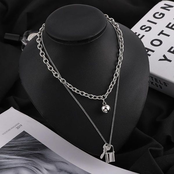 chains creative personality metal hip-hop word with tail bead necklace men women daily fashion matching clothing accessories, Silver
chains creative personality metal hip-hop word with tail bead necklace men women daily fashion matching clothing accessories, Silver