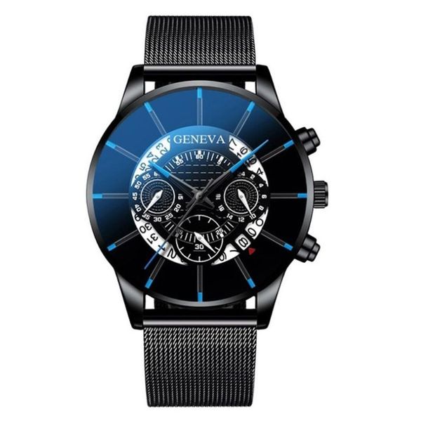 wristwatches 2021 luxury men's fashion business calendar watches blue stainless steel mesh belt analog quartz watch relogio masculino, Slivery;brown
wristwatches 2021 luxury men's fashion business calendar watches blue stainless steel mesh belt analog quartz watch relogio masculino, Slivery;brown