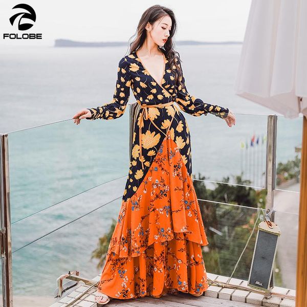 casual dresses 2021 bohemian flower print spring dress vestidos women long sleeve v-neck cross ruffles fishtail boho maxi, Black;gray
casual dresses 2021 bohemian flower print spring dress vestidos women long sleeve v-neck cross ruffles fishtail boho maxi, Black;gray