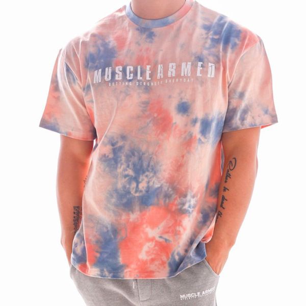 men's t shirts muscle boy brothers fitness summer korean casual loose tie dye short sleeve printed wear, White;black
men's t shirts muscle boy brothers fitness summer korean casual loose tie dye short sleeve printed wear, White;black