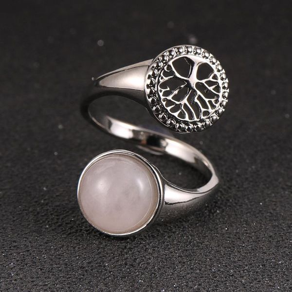 fashion 2021 design double side natural stone crystal opal beads adjustable rings women girls reiki tree of life finger ring cluster, Golden;silver
fashion 2021 design double side natural stone crystal opal beads adjustable rings women girls reiki tree of life finger ring cluster, Golden;silver
