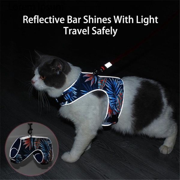 cat vest chest anti-lost reflective leash pet collar adjustable kitten harness belt walking collars & leads
cat vest chest anti-lost reflective leash pet collar adjustable kitten harness belt walking collars & leads