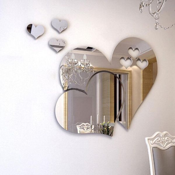 wall stickers love heart mirror 3d self-adhesive art mural for bathroom room decoration decals gi887139
wall stickers love heart mirror 3d self-adhesive art mural for bathroom room decoration decals gi887139
