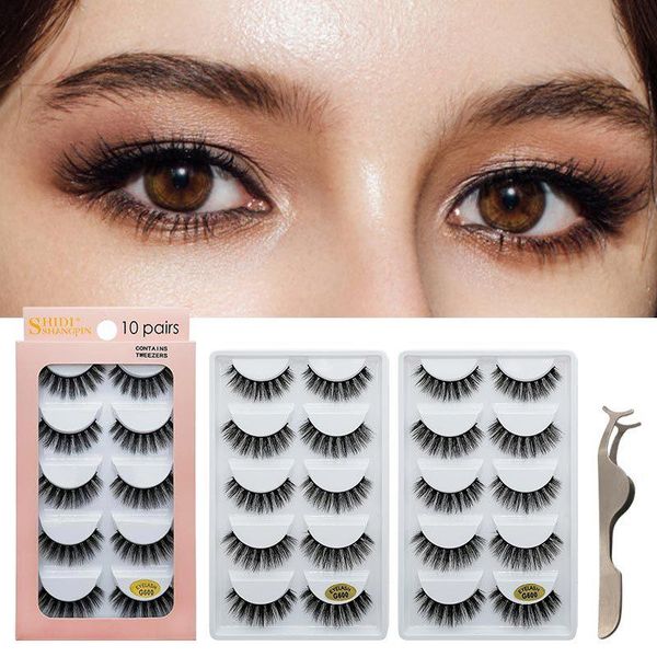 false eyelashes 3d mink 10 pairs box set with tweezers natural simulation eyelash extensions reusable makeup
false eyelashes 3d mink 10 pairs box set with tweezers natural simulation eyelash extensions reusable makeup